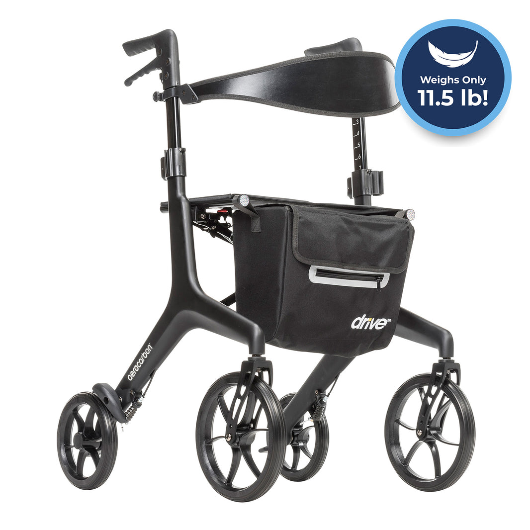 Rollator Walkers with Seat, 3 & 4 Wheel - Drive Medical at Home – Drive ...