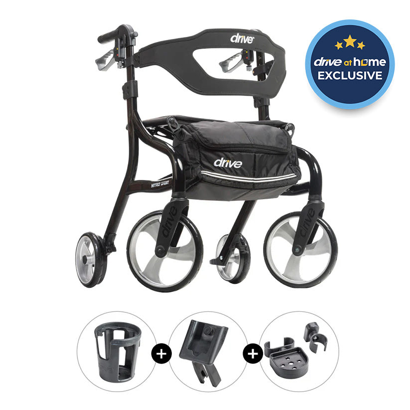 Nitro® Sprint Rollator with Accessories