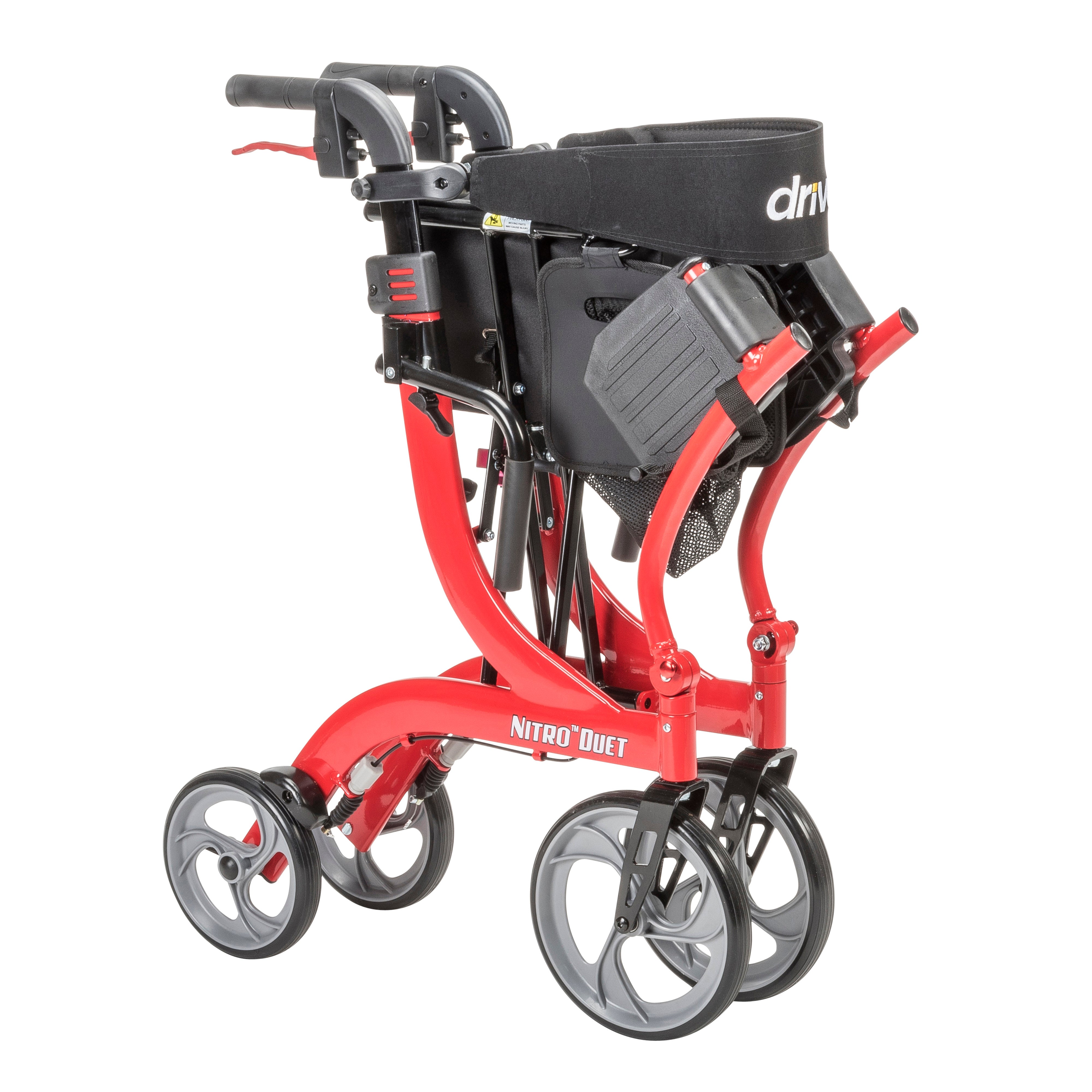 Nitro® Duet Rollator & Transport Chair Combo | Drive Medical at